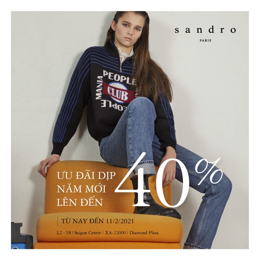 Ưu đãi Sandro đến 40% 4 Ưu đãi Sandro đến 40% 3