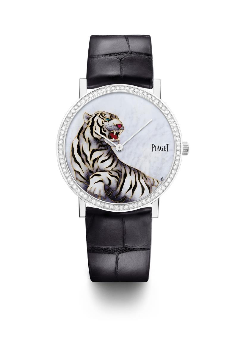 Piaget ra mắt đồng hồ năm Hổ tráng men 1