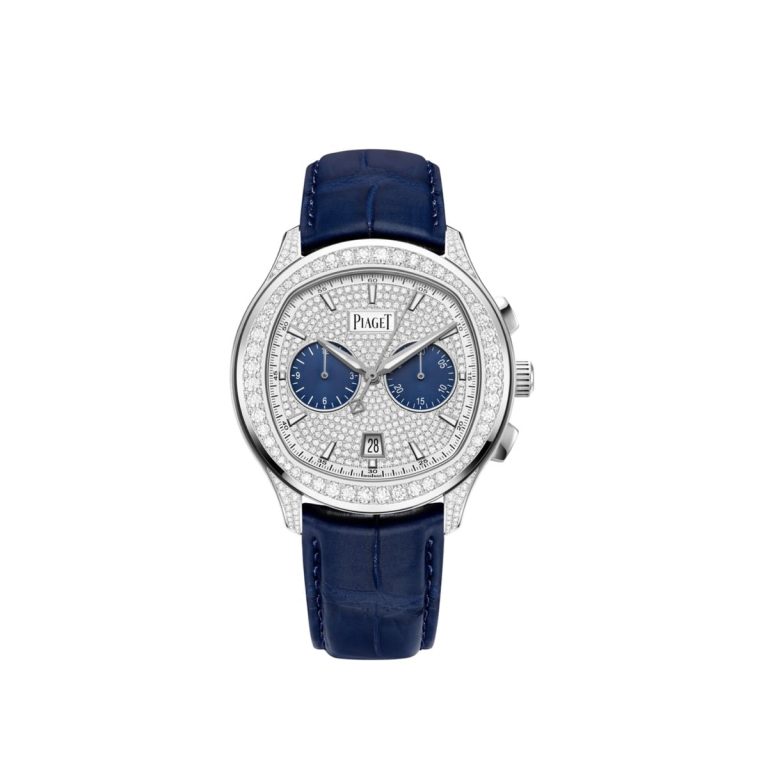 Đồng hồ Piaget Polo Chronograph Watch – Automatic White Gold Diamond