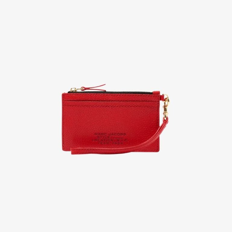 VÍ THE LEATHER TOP ZIP WRISTLET