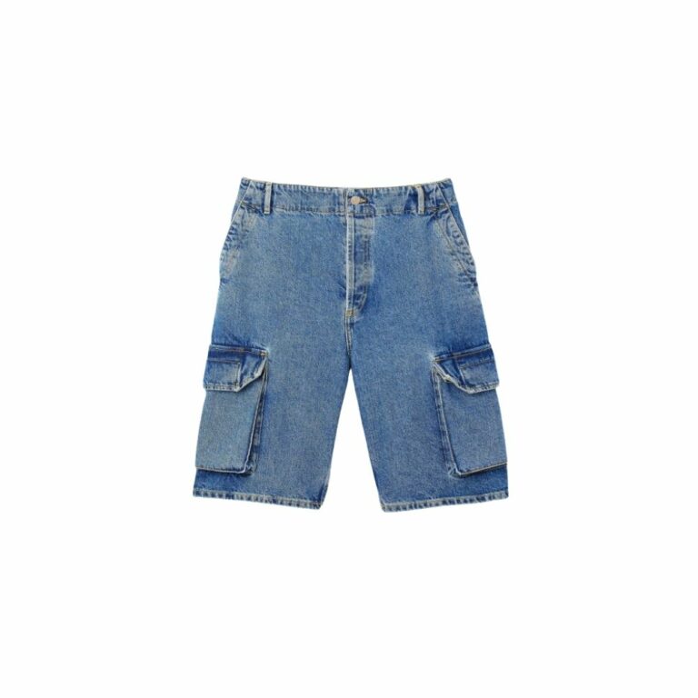 Quần Sandro short denim dáng baggy