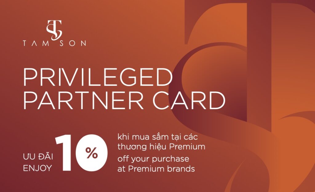 Một thẻ ưu đãi cho mọi thương hiệu Premium – Tam Sơn Privileged Partner Card 1
