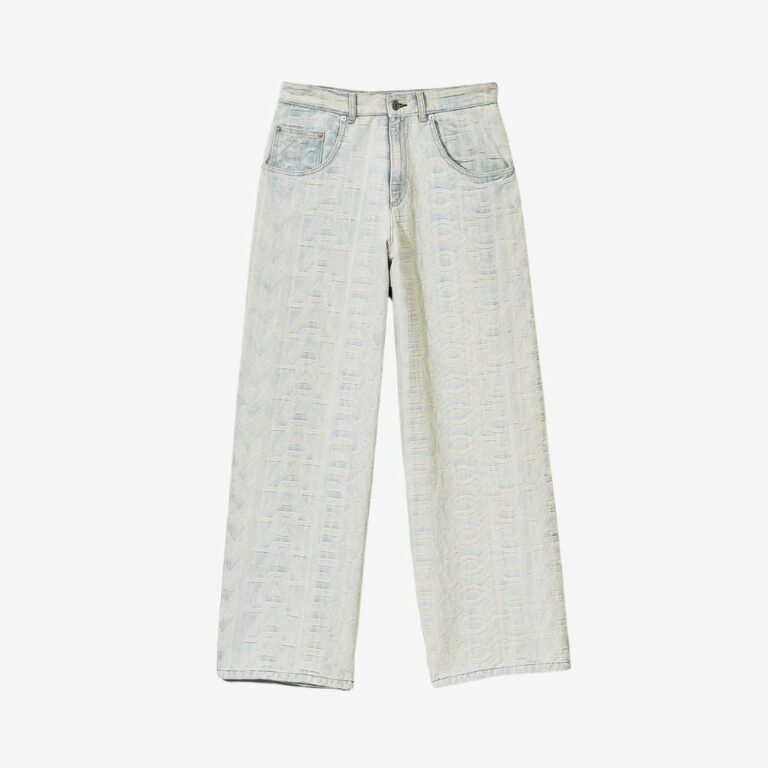 Quần denim ống rộng