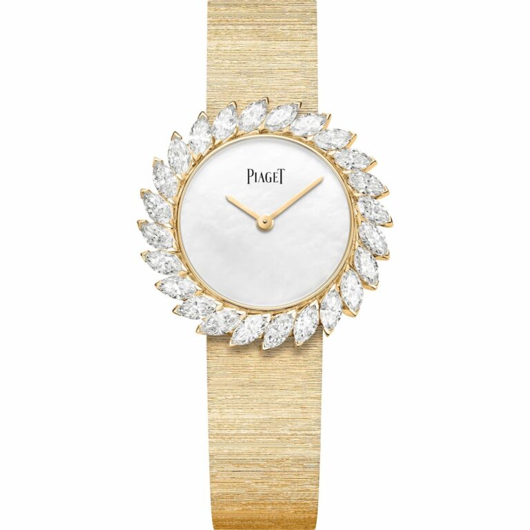 Đồng hồ Limelight High Jewelry watch – Mechanical Rose Gold Mother-of-Pearl Diamond
