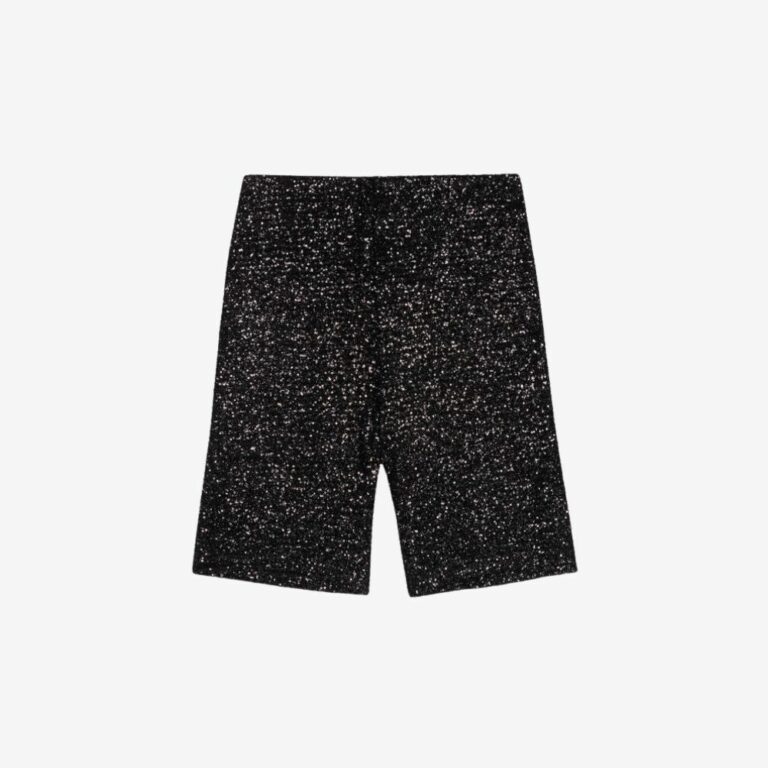 Quần short biker sequin ánh nhũ