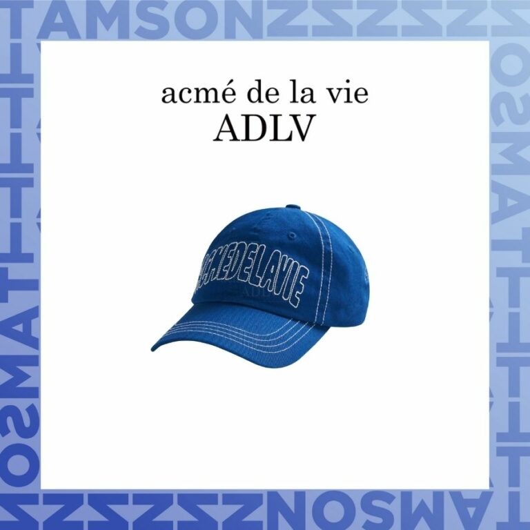 Mũ bóng chày ADLV full logo xanh navy