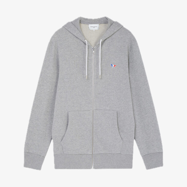 Áo Hoodie Tricolor Fox Patch Zip