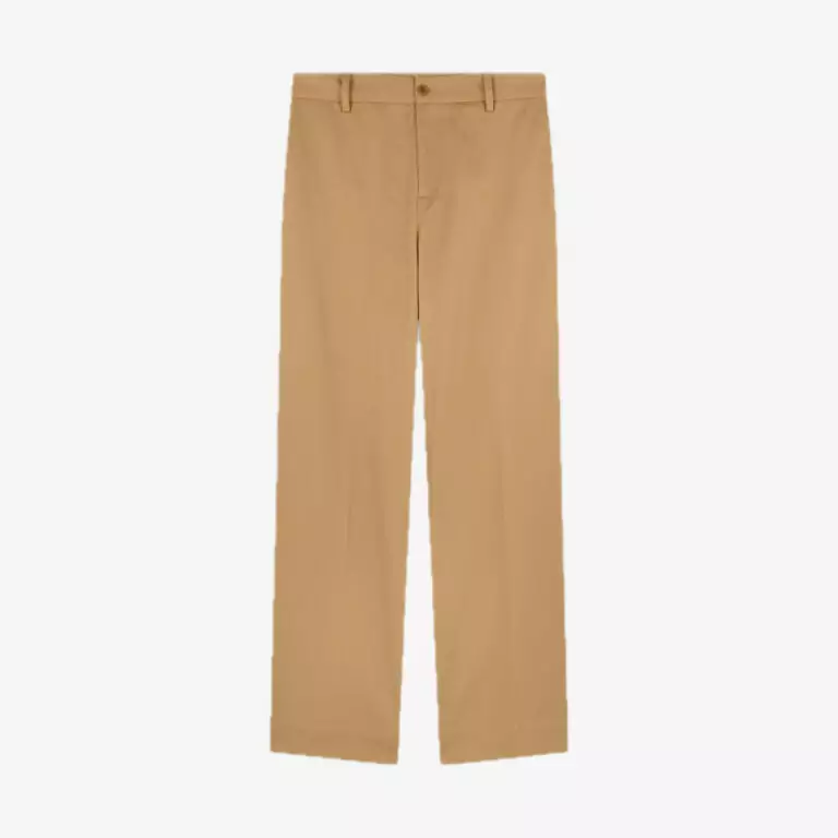 Quần Carrot Chino In Cotton Gabardine