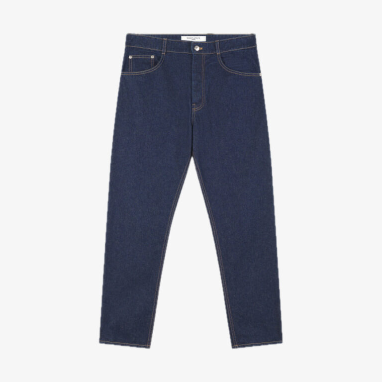 Quần Jeans Tapered In Indigo Denim