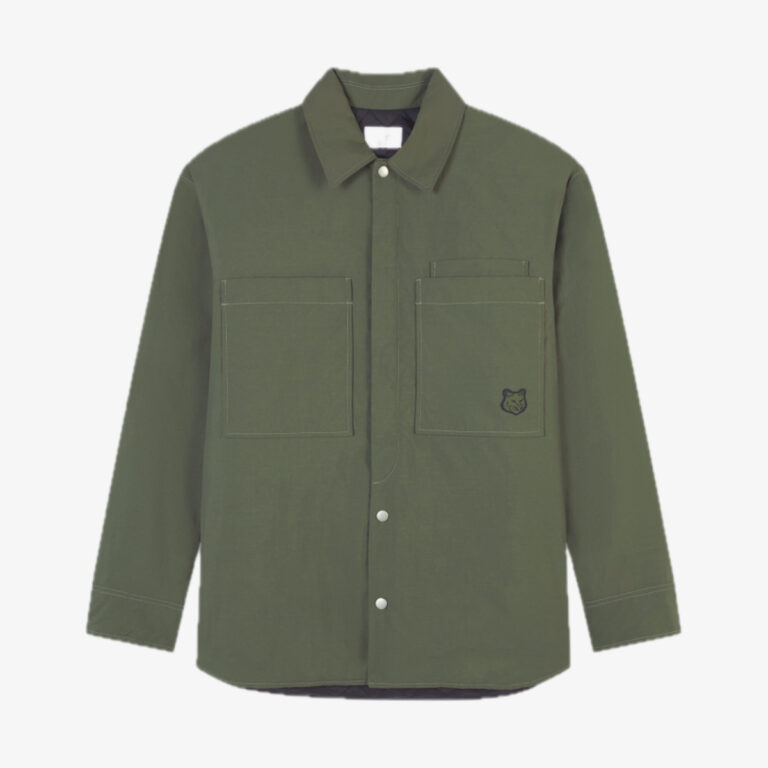 Áo Khoác Padded Overshirt In Crispy Nylon With Bold