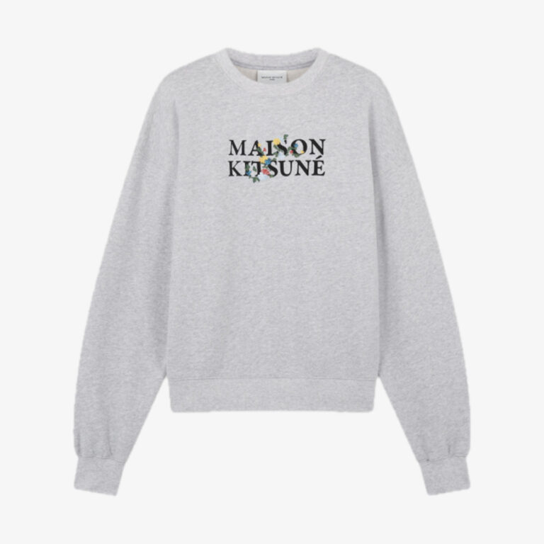 Áo Comfort Sweatshirt Maison Kitsune Flowers