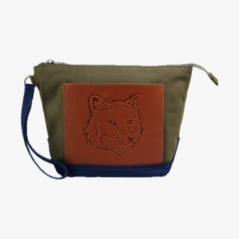 Ví Fox Head Leather Pocket Zipped