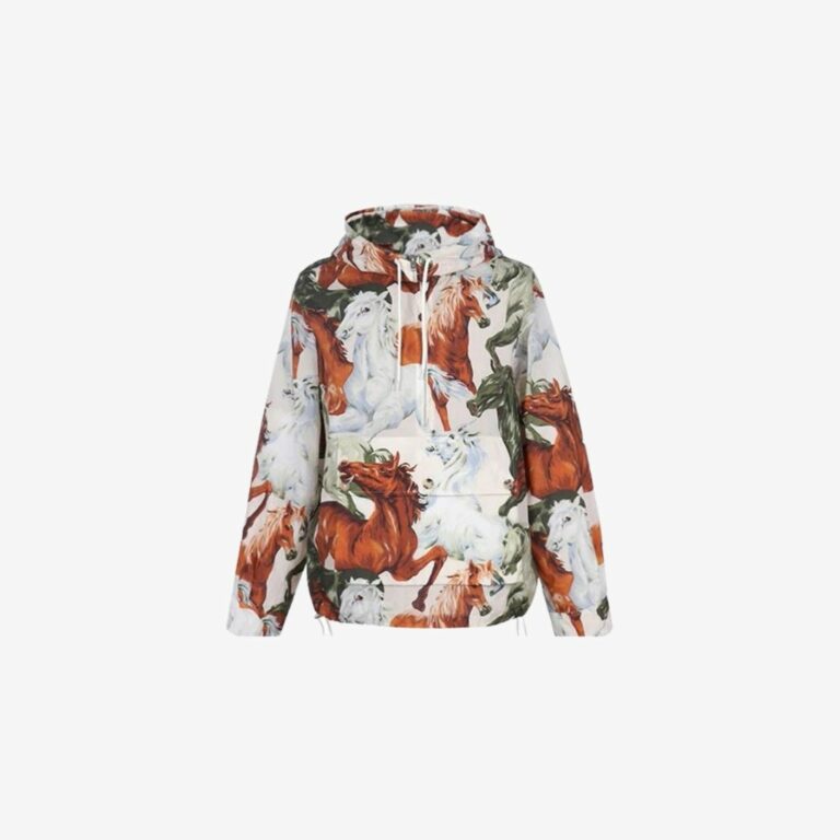 Áo khoác Half Zip Anorak White