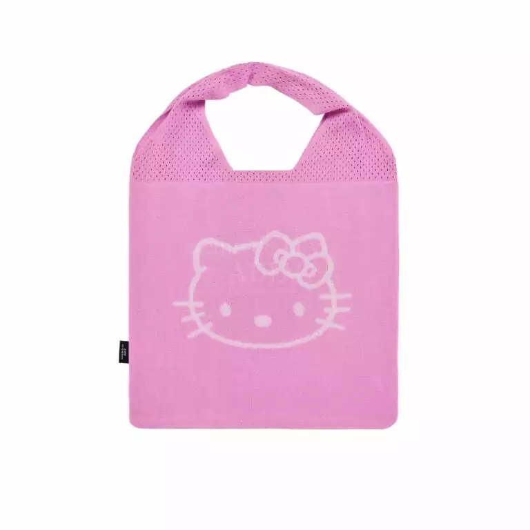 Túi tote dệt kim Hello Kitty