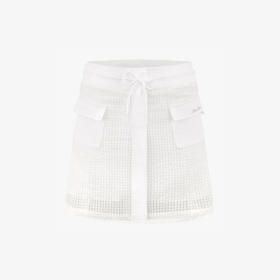 Chân váy High-Waist Mesh Skirt