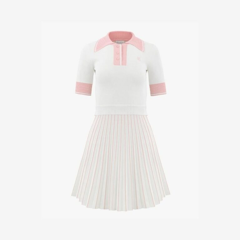 Đầm Pleats Three Quarter Knit Dress