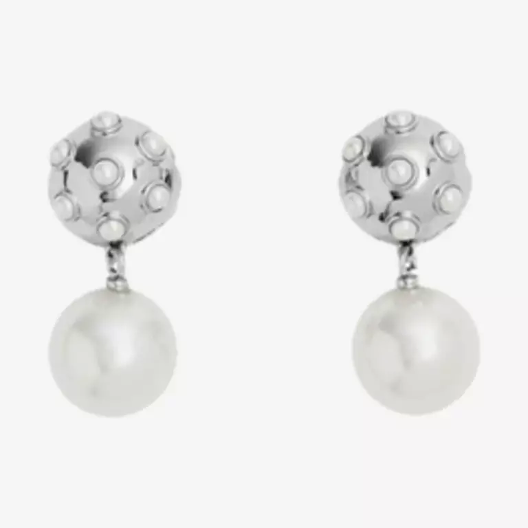 Khuyên Tai Pearl Dot Drop Earrings