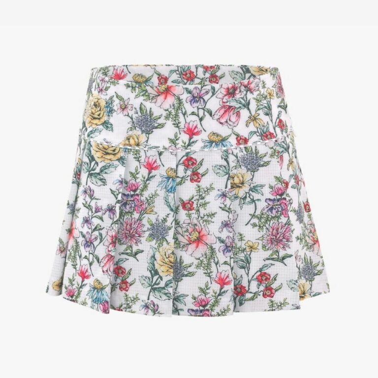 Seersucker Pleats Skirt