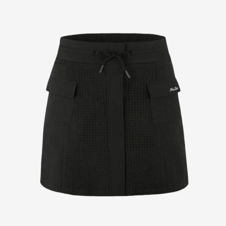 High-Waist Mesh Skirt