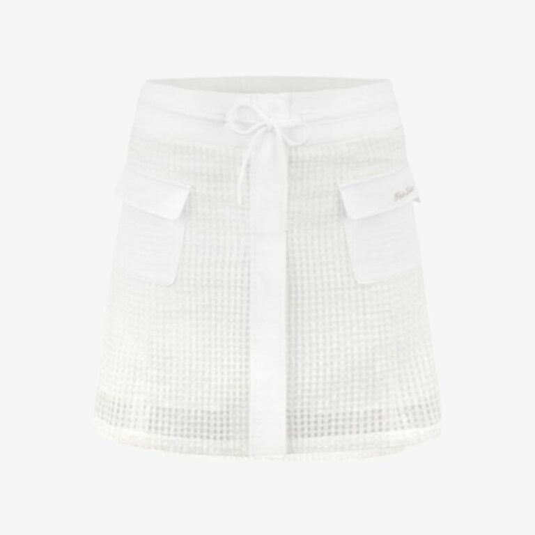 High-Waist Mesh Skirt