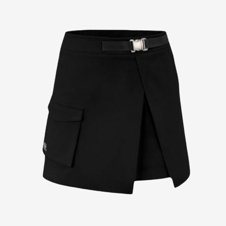 Buckle Belt A-Line Skirt