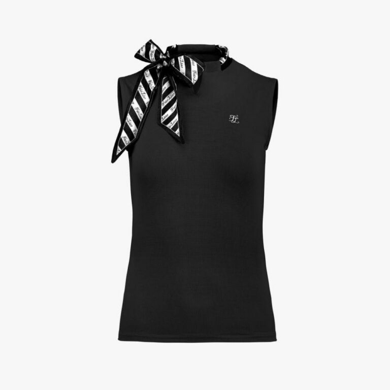 Silk Scarf Sleeveless T-Shirt