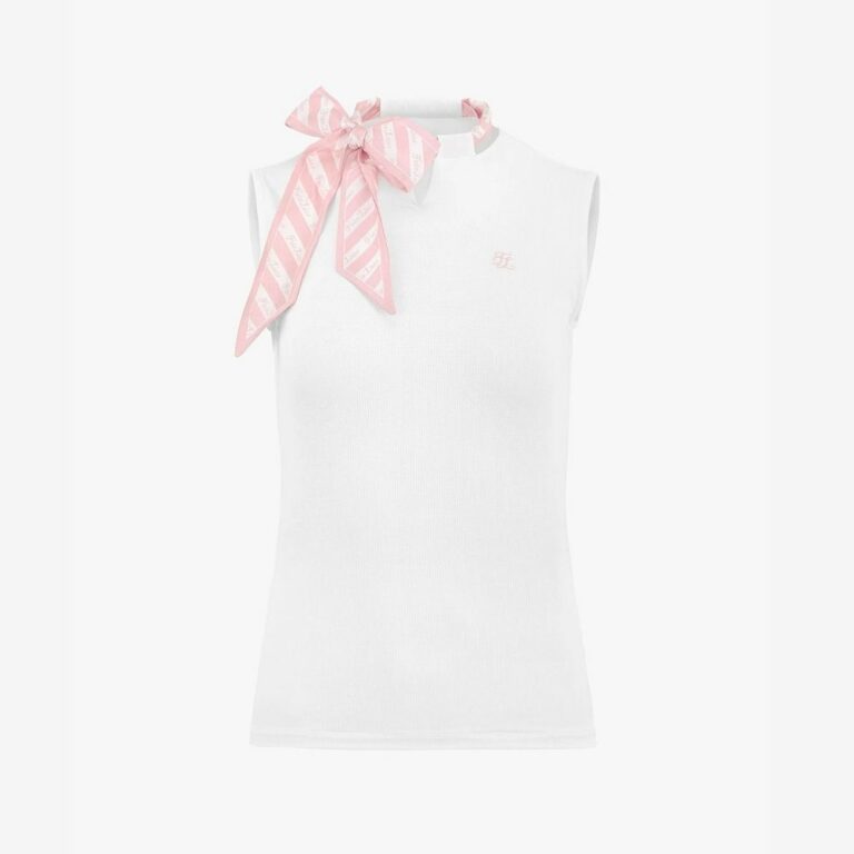 Silk Scarf Sleeveless T-Shirt