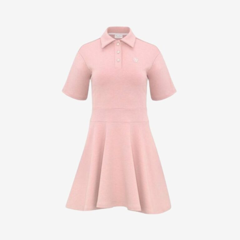 Flared Short-Sleeved Collar Dress