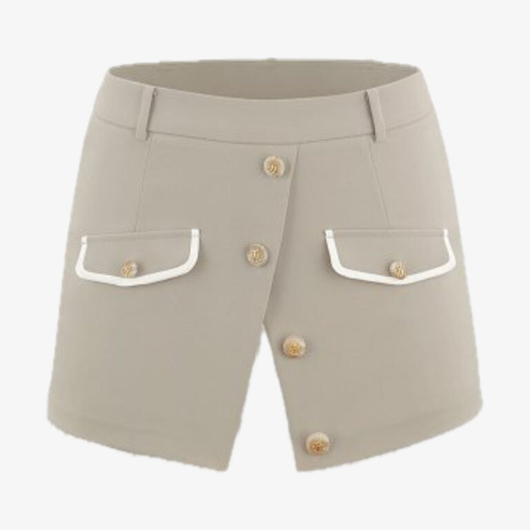 Chân Váy Layered Pleats Pocket Skirt