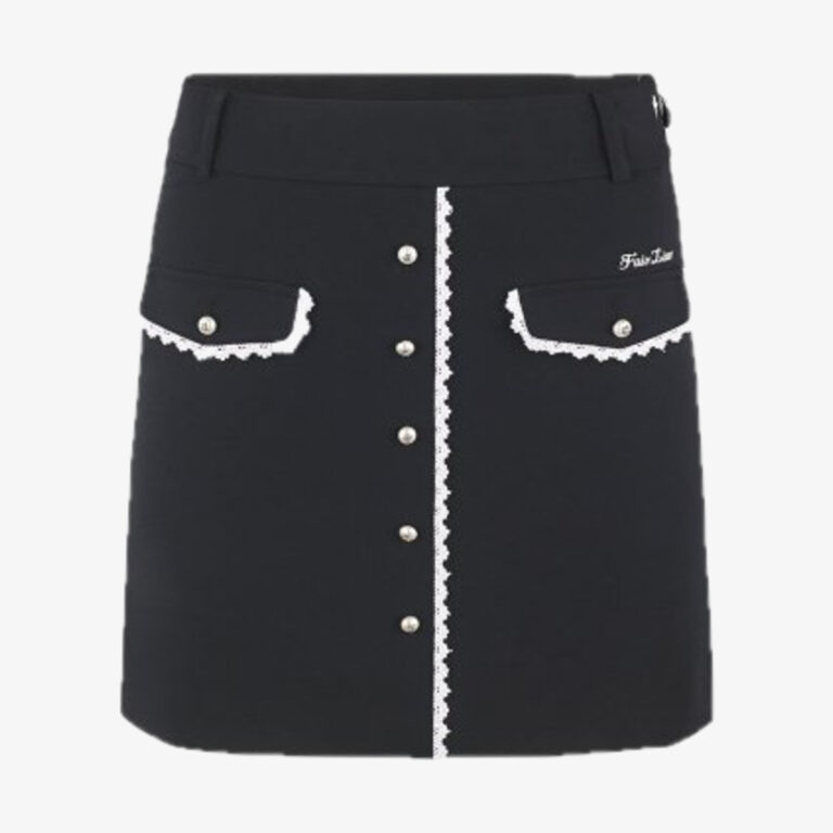 Chân Váy Lace Pocket High-Waist H Line Skirt
