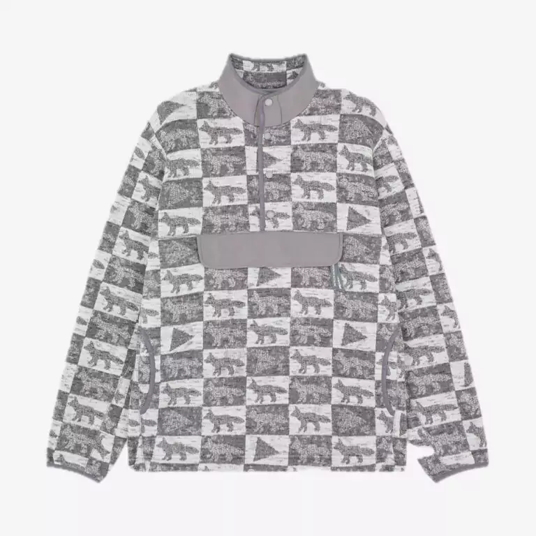 ÁO FOX CHECKERS FLEECE PULLOVER