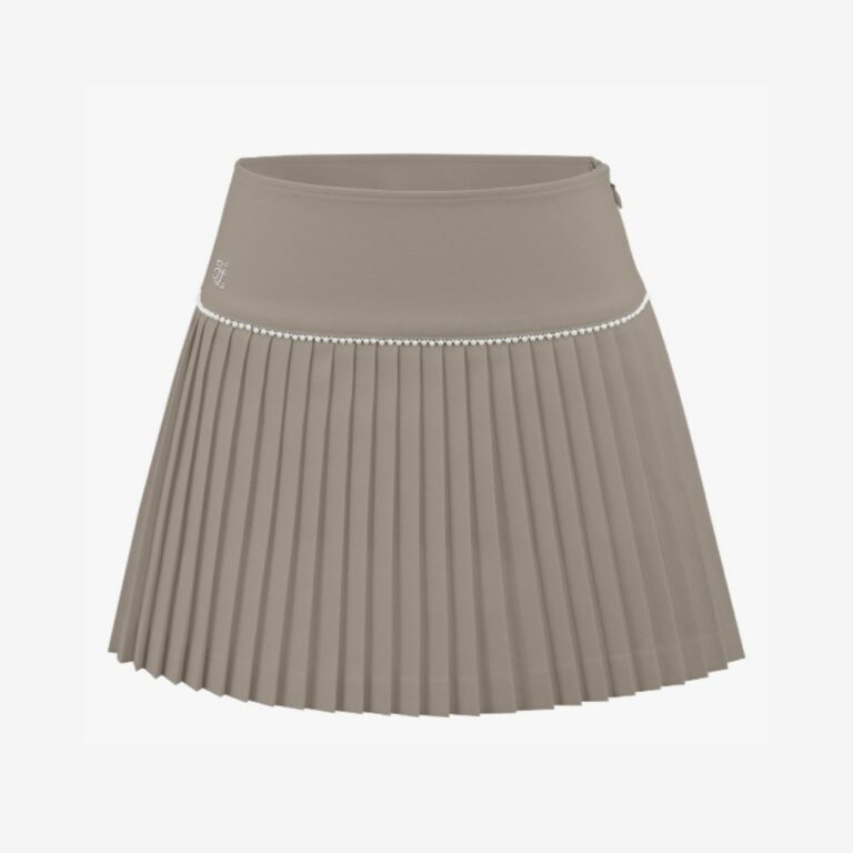 Pearl Flare Pleated Skirt