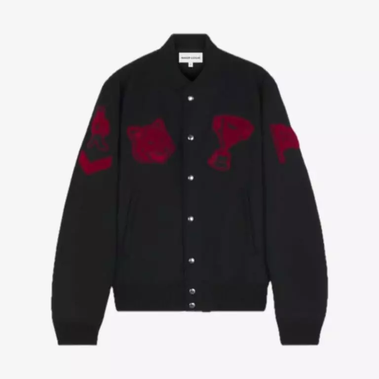 Áo Festive Multi Patches Teddy Blouson