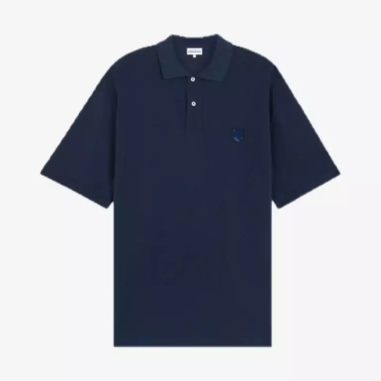 Áo Bold Fox Head Patch Oversize Polo