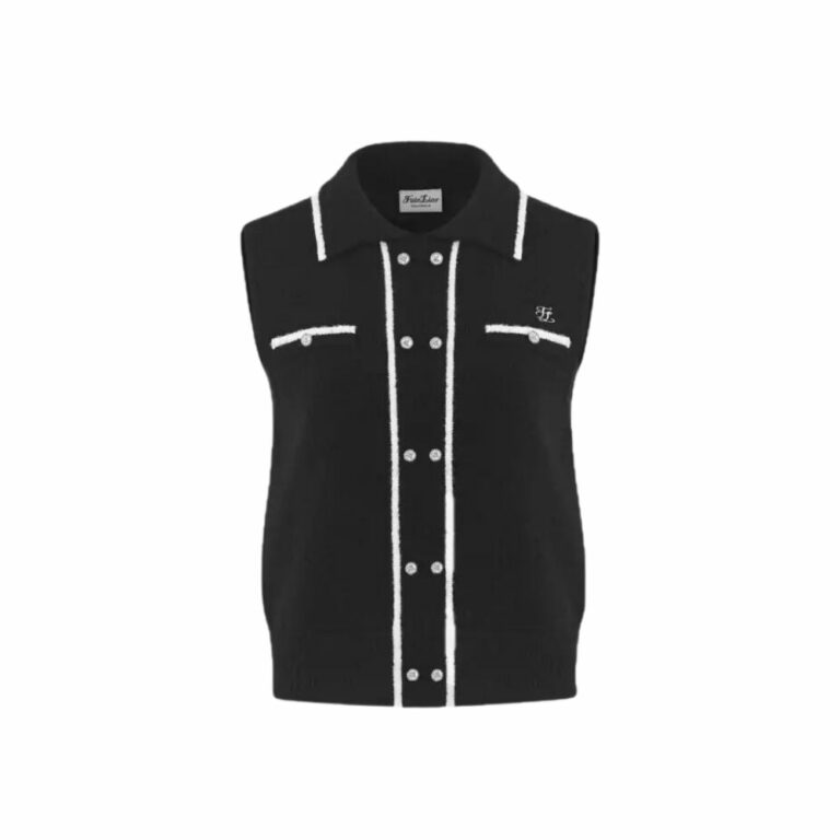 Áo Double-button windproof vest