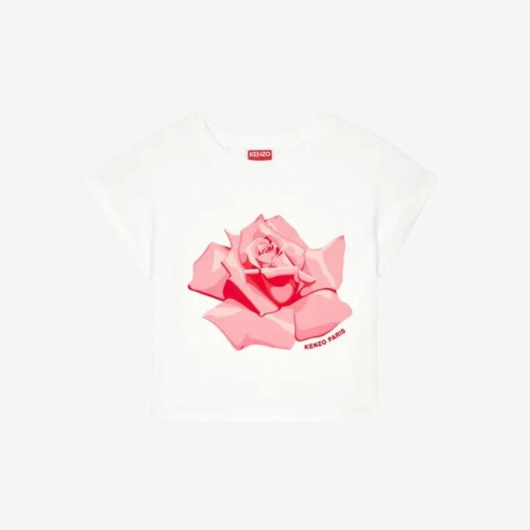 Áo T-shirt Kenzo Rose micro fit