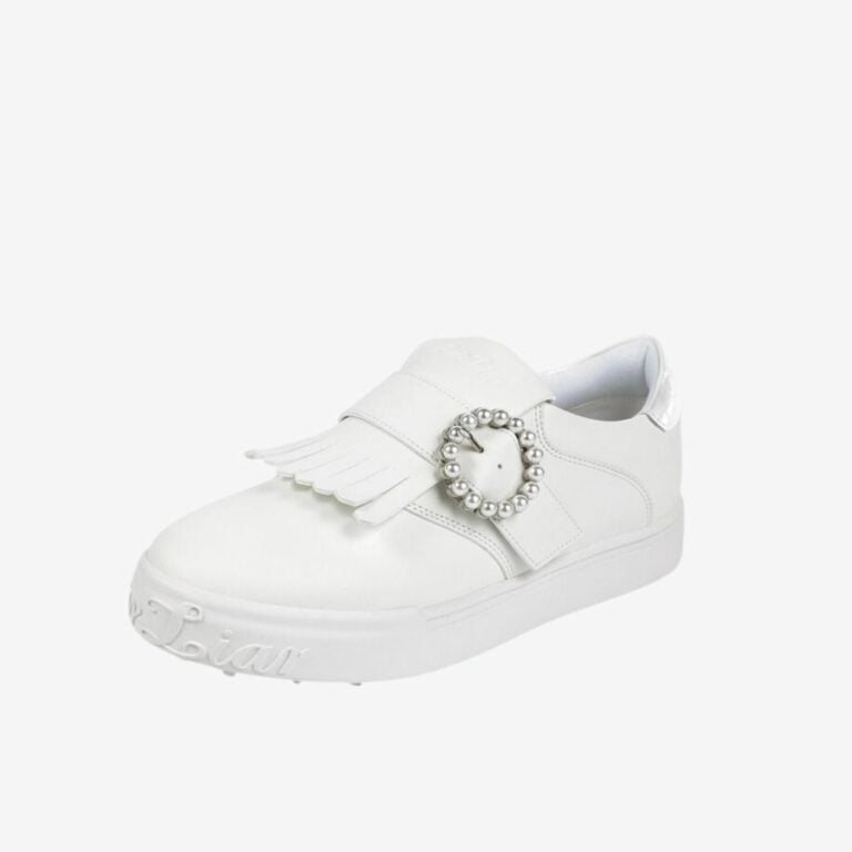 Giày Loafers Pearl Buckle Loafers