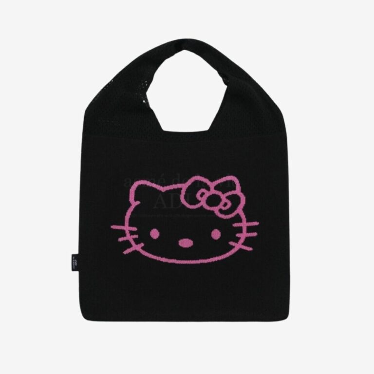 Túi Tote Dệt Kim ADLV Hello Kitty