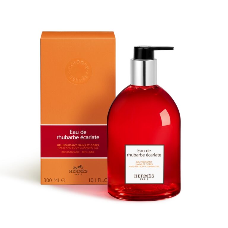 Le Bain Hermès - Eau de rhubarbe ecarlate - Hand and body cleansing gel © Studio des fleurs (2) (Copy)