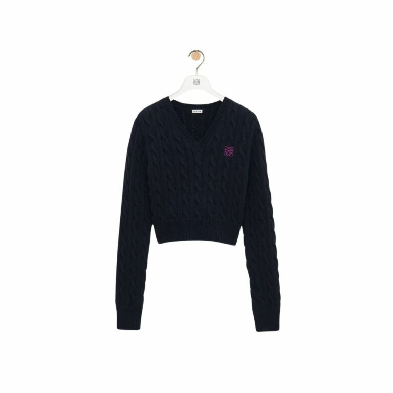 ÁO SWEATER LEN LOGO LOEWE