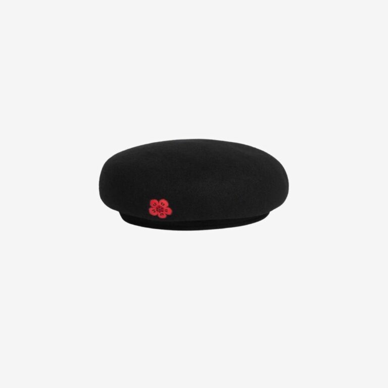 Mũ beret nồi thêu hoa Boke KENZO Crest