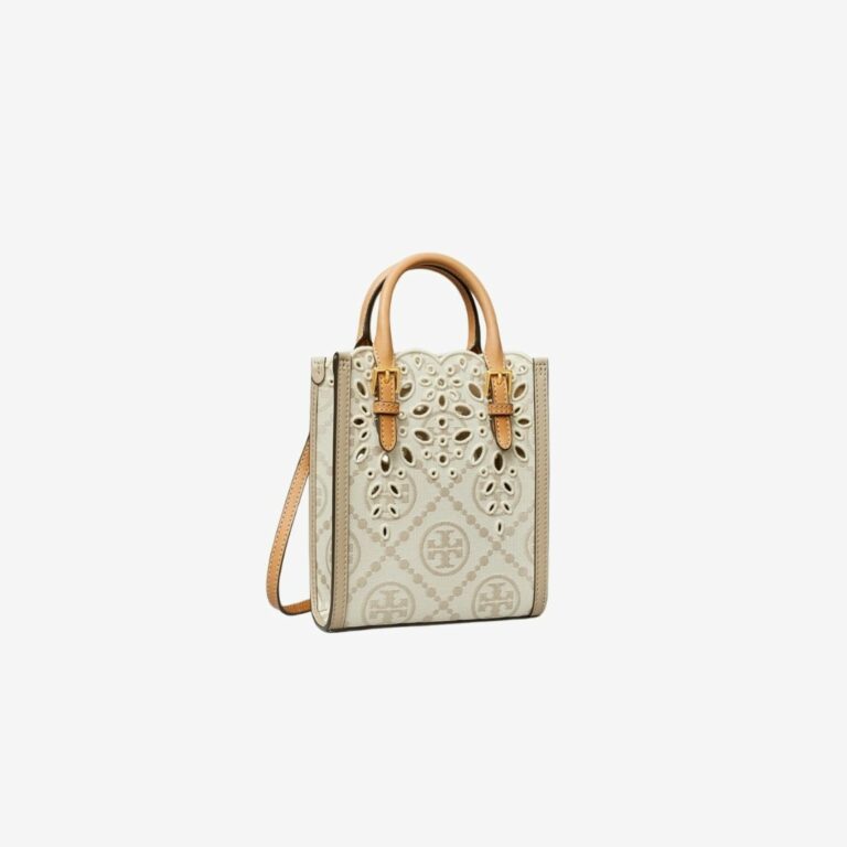 Túi T Monogram Eyelet Mini N/S Tote