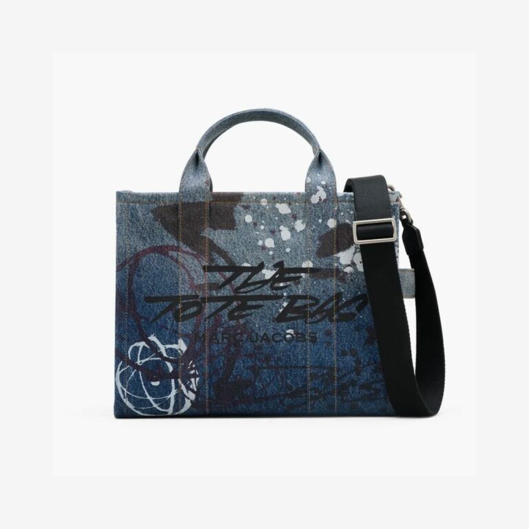 Túi tote Futura x Marc Jacobs Denim Medium