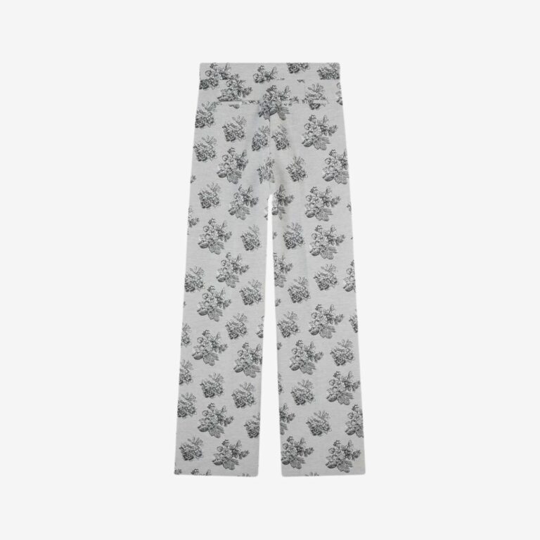 Quần xếp ly Flowers Jacquard