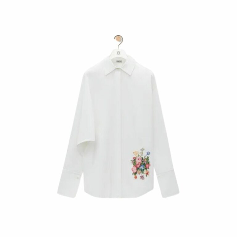 ÁO SƠ MI EMBROIDERED DRAPED SHIRT