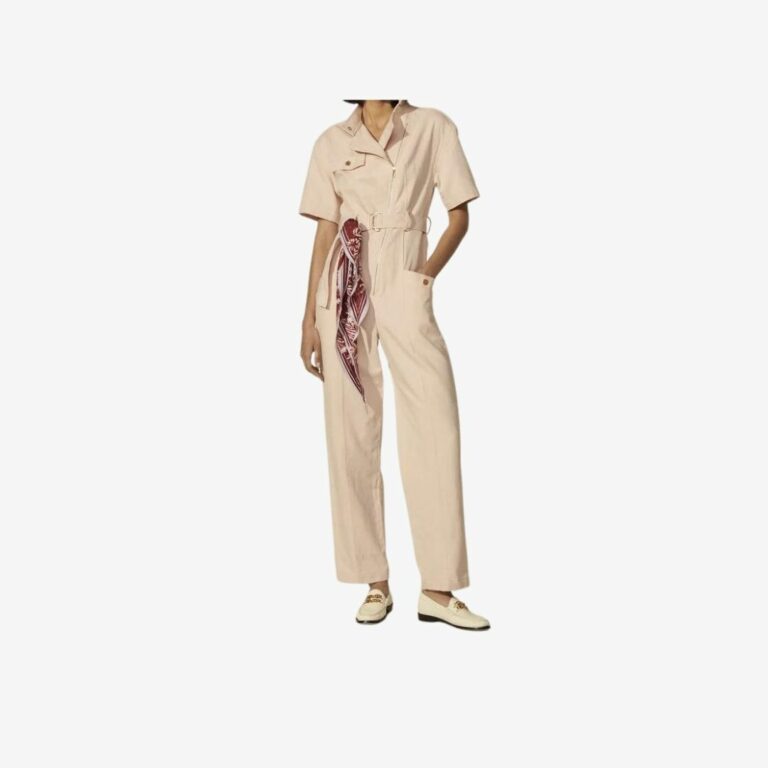 Jumpsuit vải Serge