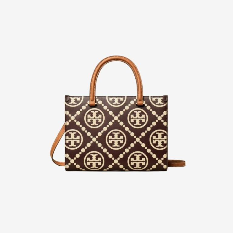 Túi T Monogram Contrast Embossed Square Tote