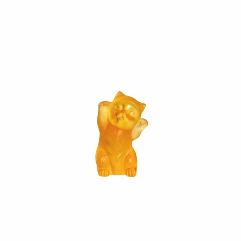 Tượng Kitten Figure Amber