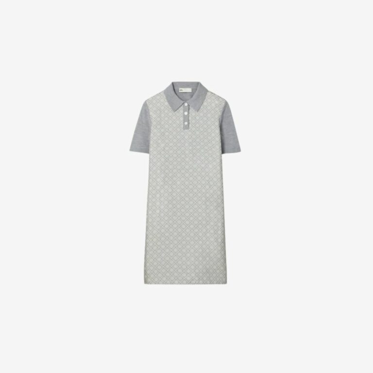 Váy T Monogram Nylon Polo Dress