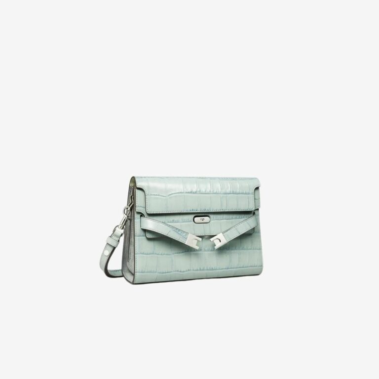 Túi Lee Radziwill Croc Embossed Shoulder Bag